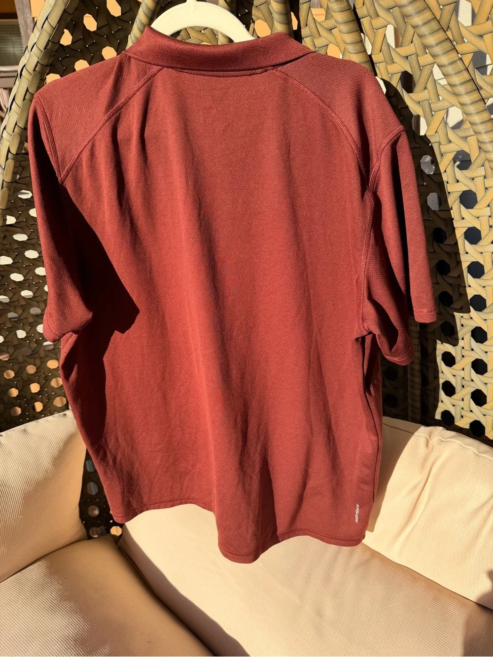 The North Face Men's Adventure Polo Shirt - FlashDry Burgundy Red XL